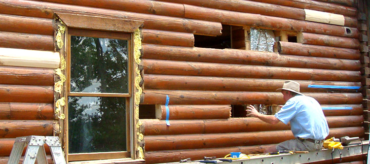 Log Home Repair Tuscarawas, Ohio