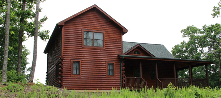 Professional Log Home Borate Application  Tuscarawas County, Ohio